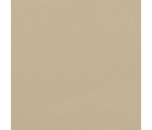 Toldo lateral retráctil beige 100x500 cm