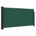 Toldo lateral retráctil verde oscuro 100x500 cm