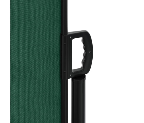 Toldo lateral retráctil verde oscuro 100x500 cm