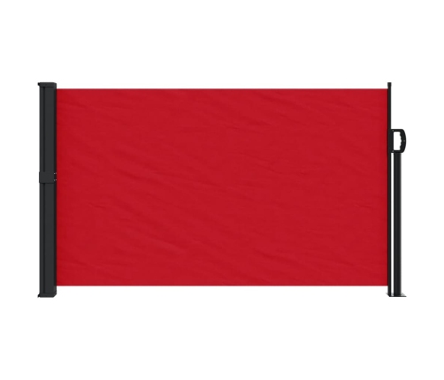 Toldo lateral retráctil rojo 120x500 cm