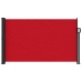 Toldo lateral retráctil rojo 120x500 cm