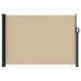 Toldo lateral retráctil beige 140x500 cm