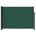 Toldo lateral retráctil verde oscuro 140x500 cm