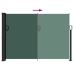 Toldo lateral retráctil verde oscuro 140x500 cm