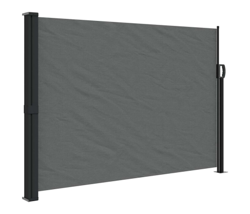 Toldo lateral retráctil gris antracita 140x500 cm