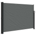 Toldo lateral retráctil gris antracita 140x500 cm