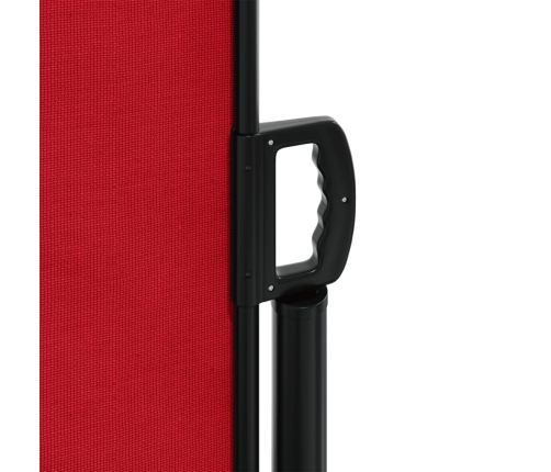 Toldo lateral retráctil rojo 160x500 cm