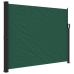 Toldo lateral retráctil verde oscuro 160x500 cm