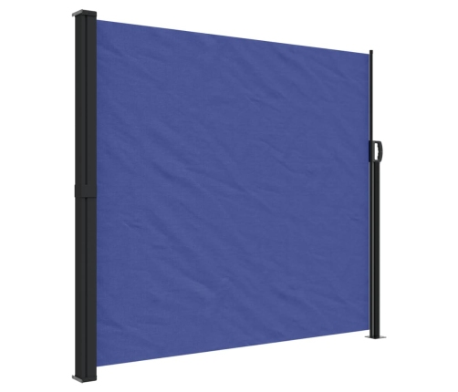 Toldo lateral retráctil azul 180x500 cm