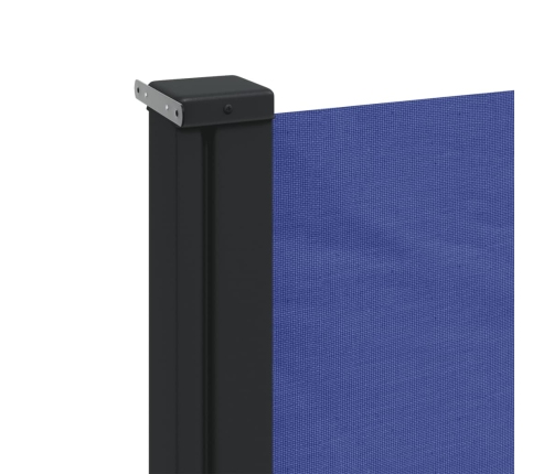 Toldo lateral retráctil azul 180x500 cm