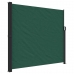 Toldo lateral retráctil verde oscuro 180x500 cm