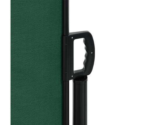 Toldo lateral retráctil verde oscuro 180x500 cm