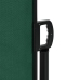 Toldo lateral retráctil verde oscuro 180x500 cm