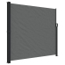 Toldo lateral retráctil gris antracita 180x500 cm