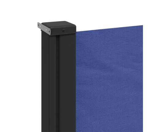 Toldo lateral retráctil azul 200x500 cm