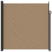 Toldo lateral retráctil gris taupe 200x500 cm