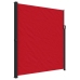 Toldo lateral retráctil rojo 220x500 cm