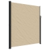 Toldo lateral retráctil beige 220x500 cm