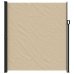 Toldo lateral retráctil beige 220x500 cm