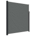 Toldo lateral retráctil gris antracita 220x500 cm
