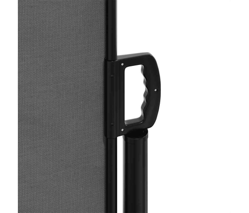 Toldo lateral retráctil gris antracita 220x500 cm