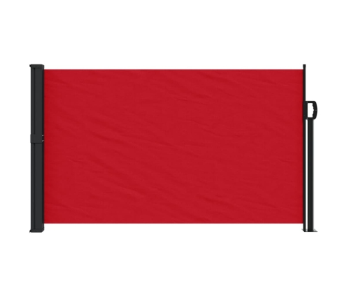 Toldo lateral retráctil rojo 120x600 cm