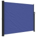 Toldo lateral retráctil azul 160x600 cm