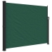 Toldo lateral retráctil verde oscuro 160x600 cm