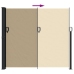 Toldo lateral retráctil beige 180x600 cm