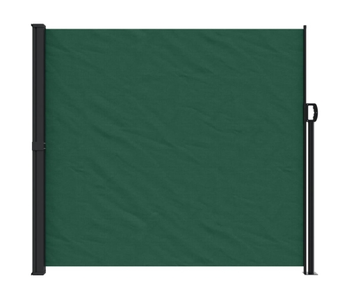 Toldo lateral retráctil verde oscuro 180x600 cm