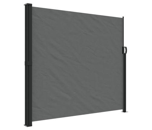 Toldo lateral retráctil gris antracita 180x600 cm