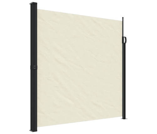 Toldo lateral retráctil crema 200x600 cm