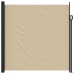 Toldo lateral retráctil beige 200x600 cm