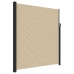 Toldo lateral retráctil beige 220x600 cm