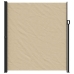 Toldo lateral retráctil beige 220x600 cm