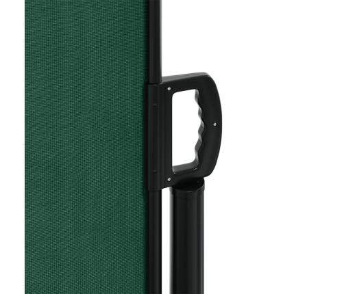 Toldo lateral retráctil verde oscuro 220x600 cm