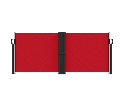 Toldo lateral retráctil rojo 100x600 cm