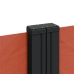 Toldo lateral retráctil terracota 100x600 cm