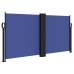 Toldo lateral retráctil azul 120x600 cm