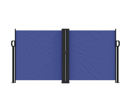 Toldo lateral retráctil azul 120x600 cm