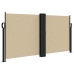 Toldo lateral retráctil beige 120x600 cm