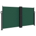 Toldo lateral retráctil verde oscuro 120x600 cm