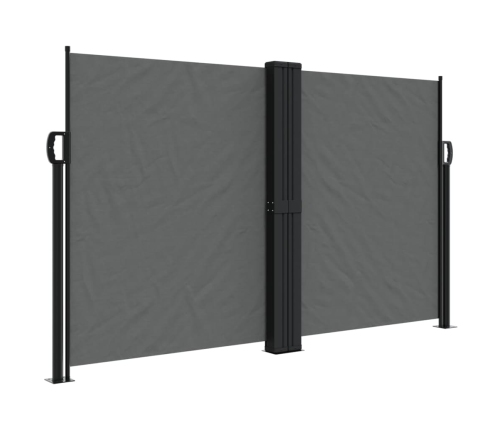 Toldo lateral retráctil gris antracita 140x600 cm