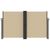 Toldo lateral retráctil beige 140x600 cm