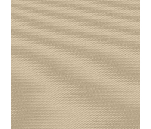 Toldo lateral retráctil beige 140x600 cm