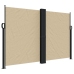 Toldo lateral retráctil beige 160x600 cm