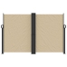 Toldo lateral retráctil beige 160x600 cm