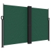 Toldo lateral retráctil verde oscuro 160x600 cm