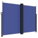 Toldo lateral retráctil azul 180x600 cm