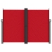 Toldo lateral retráctil rojo 180x600 cm